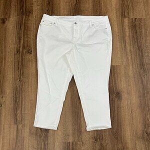 Talbots Flawless White Girlfriend Jean Sz 20WP